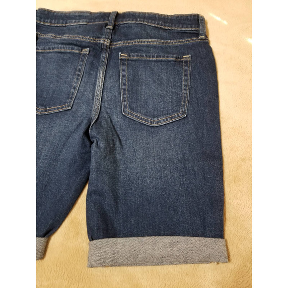 GAP NWT Woman's Bermuda Shorts Denim Jeans Mid Rise Stretch 9' Size 27 - Picture 9 of 11